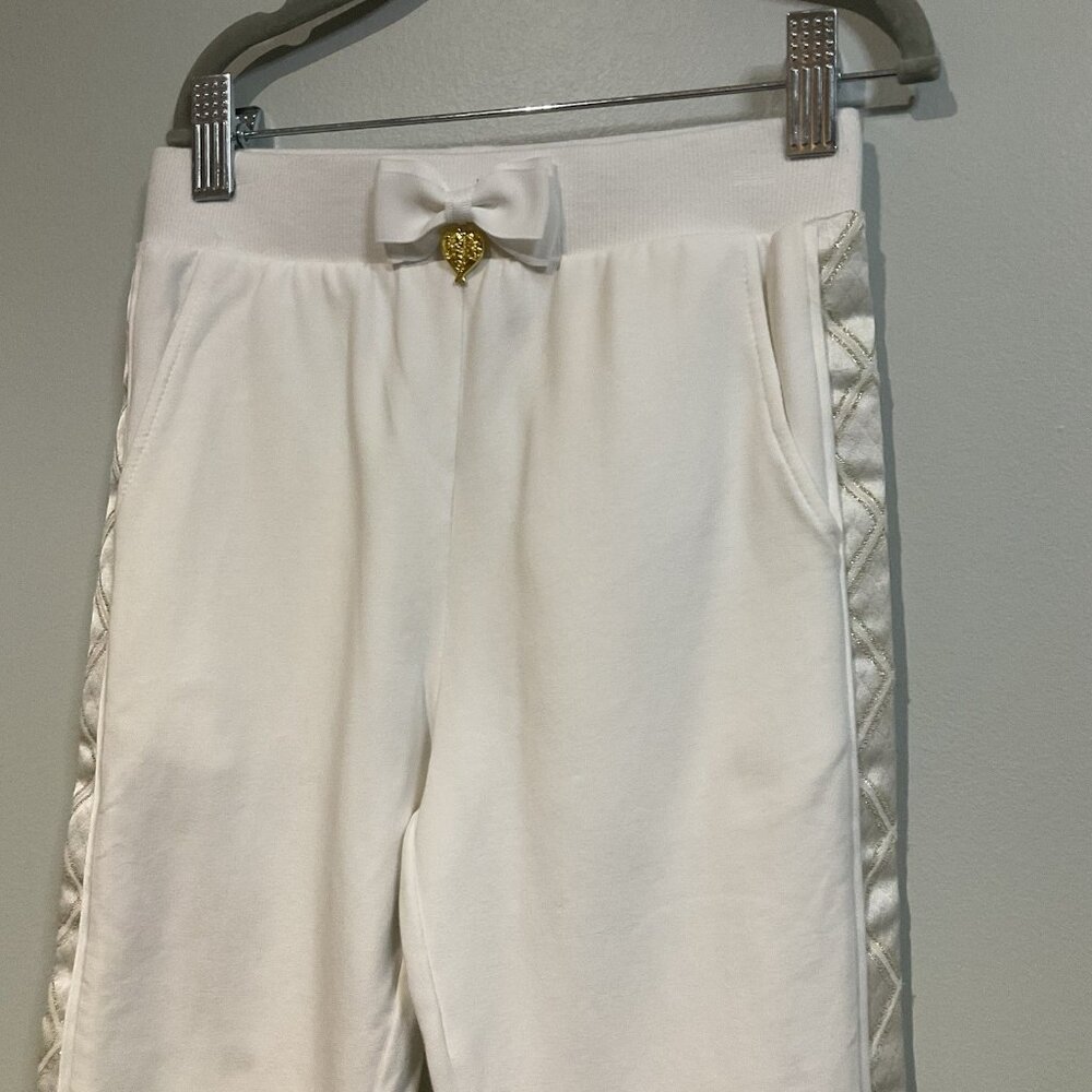 Angels Face Girl’s White Tracksuit Ruffle Long Sleeves Size 6-7 Y Cotton Outfit - Picture 7 of 13